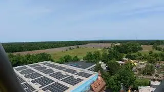 Holiday Park (Plopsaland Germany) Anubis Free Fall Tower Onride POV May 2025