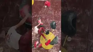 Some coordination moves from the National Championship #bouldering #climbing #coordination