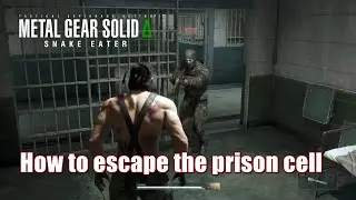 Metal Gear Solid Delta: побег из клетки