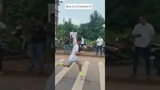 Namo Yuva Run Marathon For Nasha Mukt Bharat| 5km in 24 minutes!! # running 🏃🏃