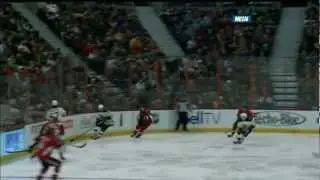 Chris Neil ABORTS Johnny Boychuk [HD]