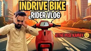 Indrive Bike Rider Vlog I Indrive Captain I Kitne Pese kamay I Asad Khokhar