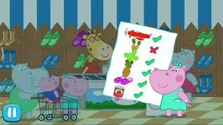Supermarket: Shopping Games For Kids | Hippo In The Supermarket
