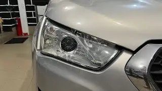 Datsun mi-DO - ремонт фар, замена линз, диодные Экспрешн Драйв