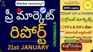 Pre-Market Report | 21Jan Markets Eye Recovery After Recent Weakness #PreMarketReport#MarketRecovery