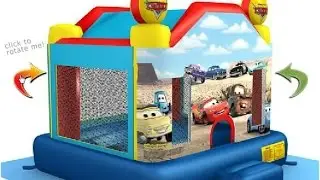 Disney Cars Bounce House 3D