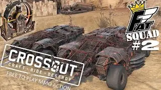 Crossout: [Turrets x4 & Apollo] Fat squad #2