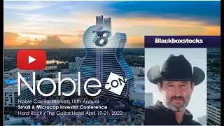Blackboxstocks (BLBX) NobleCon18 Presentation Replay