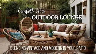 Creating Harmony, Nature Meets Nostalgia | The Aesthetic of a Modern Vintage Outdoor Living Room