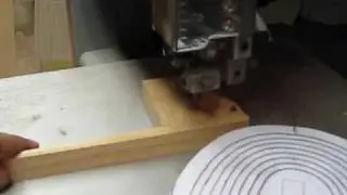 CuttIng Out A Basket On The Bandsaw