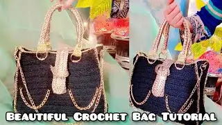 How to Crochet a Beautiful Bag | Easy Crochet Bag Tutorial @SSS _COLLECTIONZ 🌸