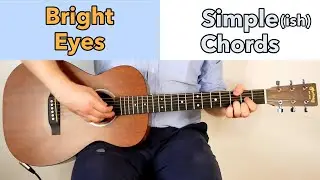 Art Garfunkel - Bright Eyes full band cover with acoustic guitar tutorial, chords in standard tuning
