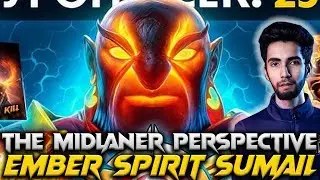 🔥7.37E - Sumail Ember Spirit Midlaner - DOTA 2 (Full Gameplay with no commentary) #sumail