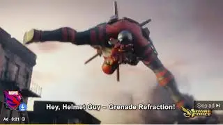 Marvel strike force advertisement Deadpool
