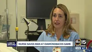 Nurse provides CPR to unresponsive Fan at D-backs game