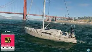 WATCH DOGS 2 - AMAZING SAILING SIMULATION + DRONE VIEW// Ultra Settings (PC)  | 1080P 60fps |