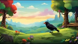The Greedy Crow with English Subtitle - Bedtime Story