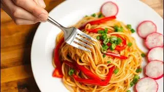 🍝 fried noodles, Chinese lettuce, easy noodle recipe, restaurant-style noodles