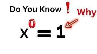 Why is any Number Raised to the Zero Power Equal to One