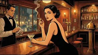 Rainy Night at the Bar – 1940s Jazz Noir