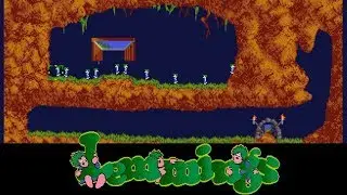 Lemmings прохождение [ Mayhem ] (U) | Игра на (Dendy, Nes, Famicom 8 bit) Стрим RUS