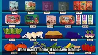 Prepared meal packages - meals in five minutes! Realize a no-smoking kitchen.