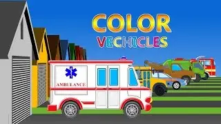 Street Vehicles With Color LearnIng Vehicles | Car Cartoon | Video For Kids