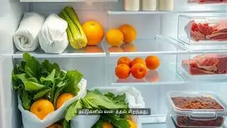 குளிர்சாதனியில் உணவுகளை சீராகச் சேமிப்பது எப்படி I Refrigerator Storage Tips for all Indian Kitchen
