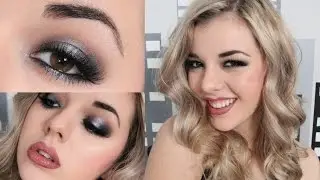 Silver Smokey Eye | Smokey eye noir et argenté !!