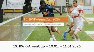 15. internationaler BWK-ArenaCup U15 Fußballturnier in der Arena Hohenlohe - Tag 1
