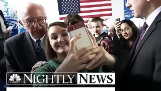 Polls Show Young Women Flocking to Sanders in New Hampshire | NBC Nightly News
