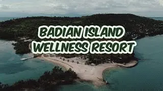 Badian Island Wellness Resort Aerial View #4k