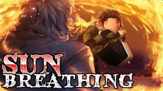 SUN BREATHING IN ROBLOX DEMON SLAYER... (Roblox Demon Slayer Retribution)