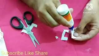 Making paper wrist watch from waste paper|paper origami#Omeshwari funny kids
