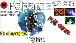 0 deaths! Paparazi plays Slark!!! Dota 2 Full Game 7.21