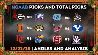 NCAAB Picks Today 12/22/25 | NCAAB Picks & Analysis Today 12/22/25