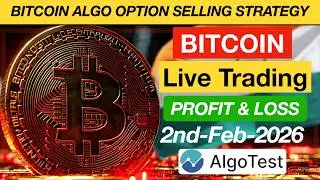 Crypto Options Selling Strategy for Monthly Income | Bitcoin Trading Full Day P&L Report