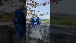 Rc Stunt Car 360&deg; Rotation Car Fall Down From Wall #new #stunt #car #rccars #shorts
