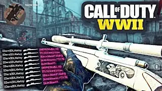 10 MINUTES OF THE BEST COD:WW2 SNIPER KILLFEEDS + TRICKSHOTS! [INSANE COMMUNITY MONTAGE]