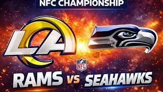 Los Angeles Rams  vs Seattle Seahawks  NFC Championship win or go home showdown ￼￼￼