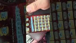 BIG WIN on the $50 GOLDRUSH! BOOOOM! #scratchoff #lottery #winner #lottery 