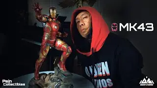 Perfect Hulkbuster companion! Queen Studios Iron Man MK43 Unboxing & review #avengersageofultron