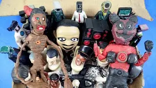 Распаковка конструктора Lego &laquo;Дрельмен&raquo; против камеры, колонки, пилы | Skibidi, туалет, фигурка з...