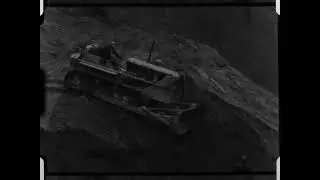 Cleveland Highway Construction 1930s archive film.