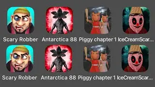 New Horror GamePlay #150: Scary Robber Home Clash, Antarctica 88, Piggy Chapter 1, Ice Scream