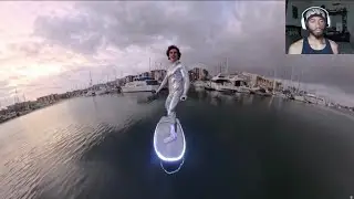 Real Silver Surfer Hoverboard! - EXTREME Superhero Tech REACTION