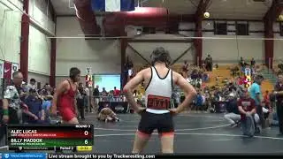Middle School 165 Billy Maddox Cheyenne Mountain WC Vs Alec Lucas GRIT Athletics Wrestling Club