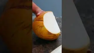 cut super beautiful red coconut