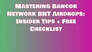 Get Free Bancor Network BNT Airdrop  |  Discover Bancor Network BNT Airdrop Exchange Options