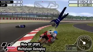 Moto GP (PSP) Multiplayer Gameplay